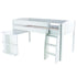Stompa UNOS Midsleeper White + Pull Out Desk